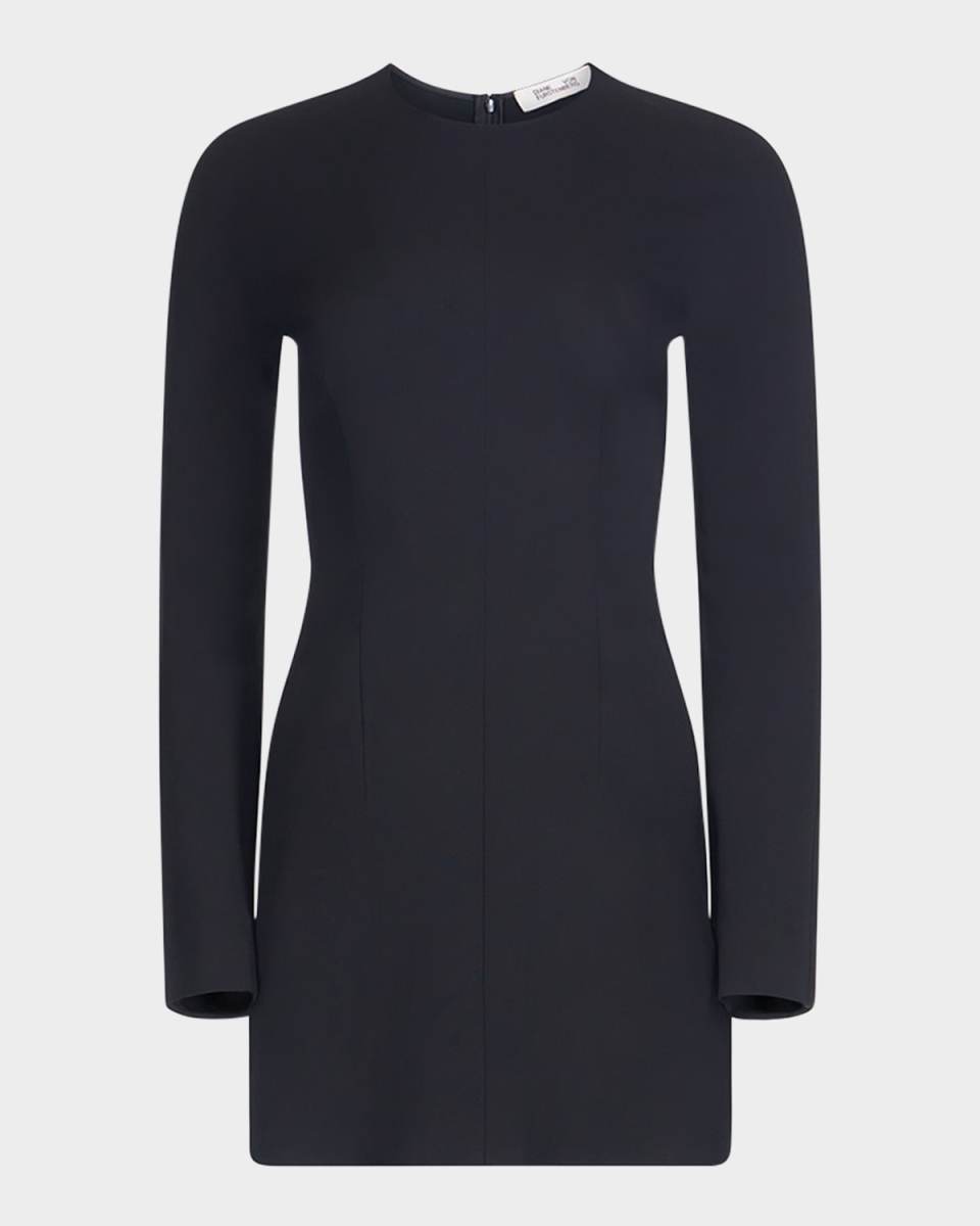 Sloane Seamed A-Line Mini Dress
